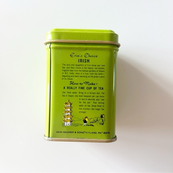 Vintage John Wagner & Sons Tea Tins Ceylon Breakfast Spice & Irish - Picture 6 of 10